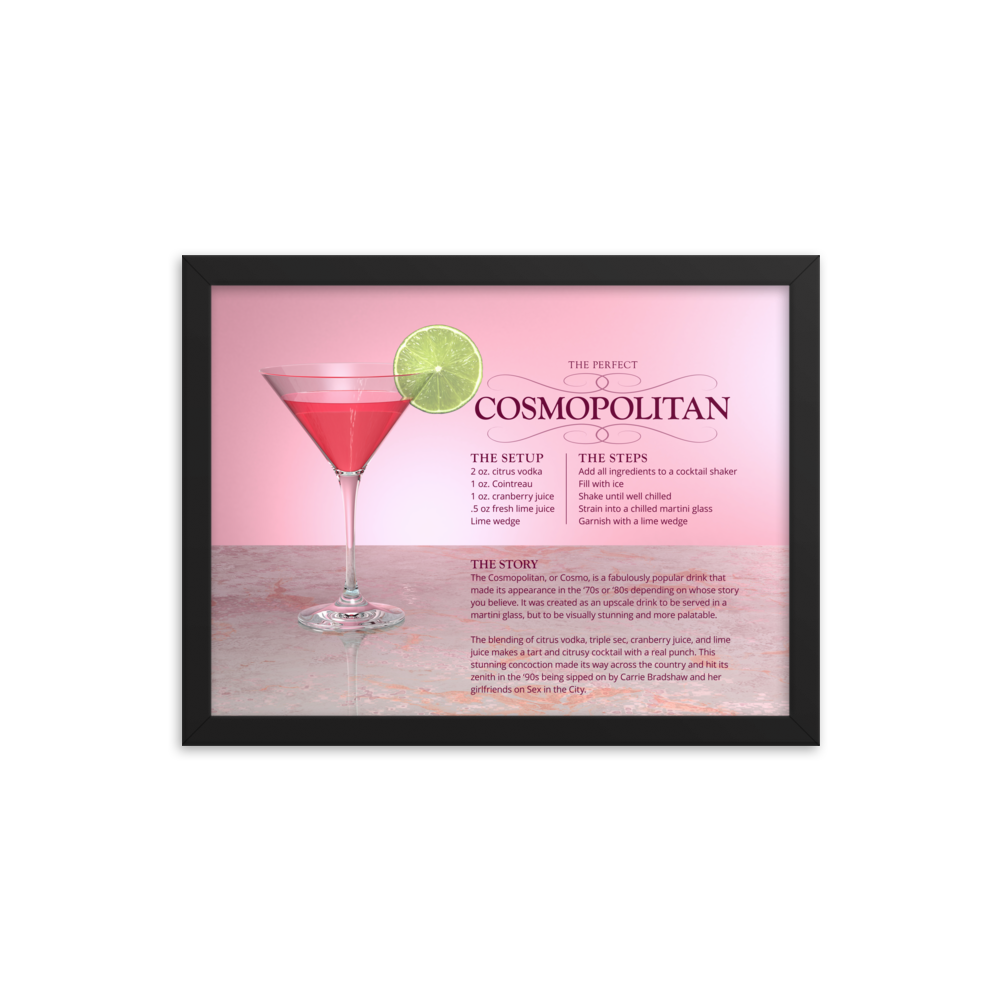 The Perfect Cosmopolitan (Framed)