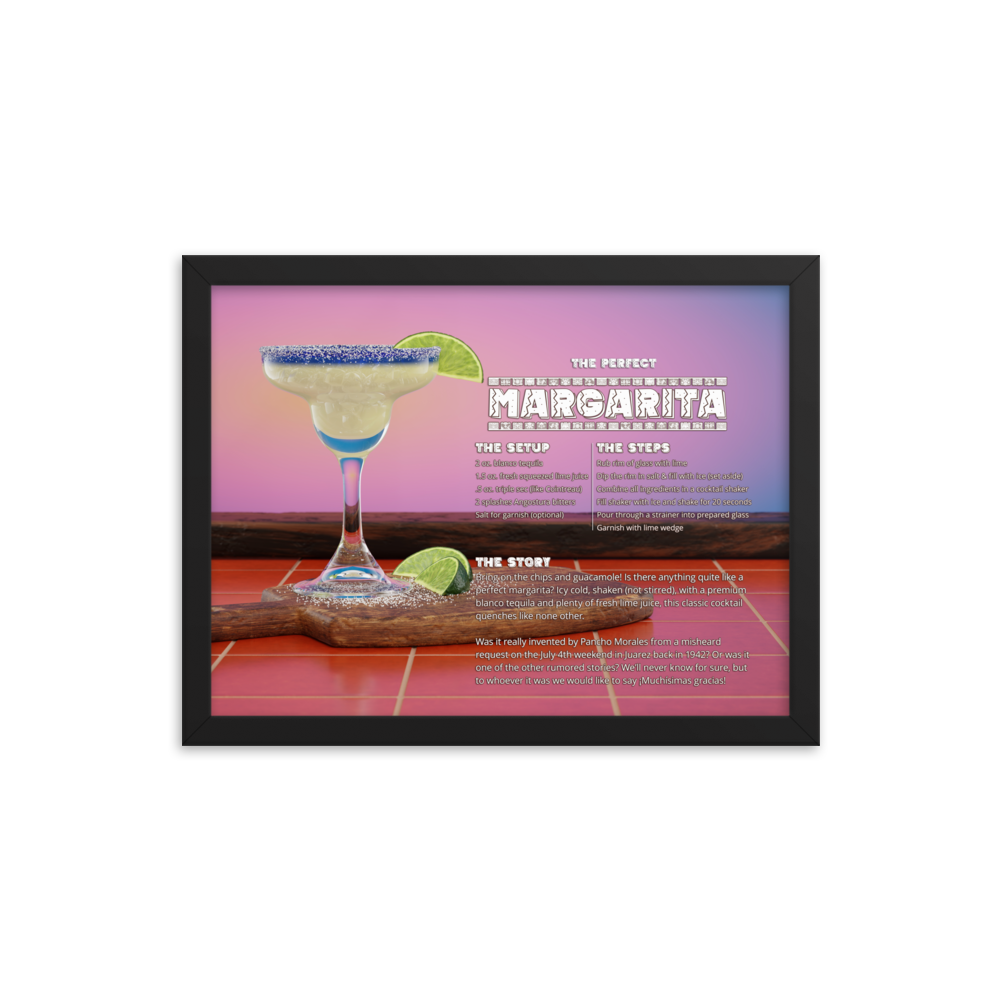 The Perfect Margarita (Framed)