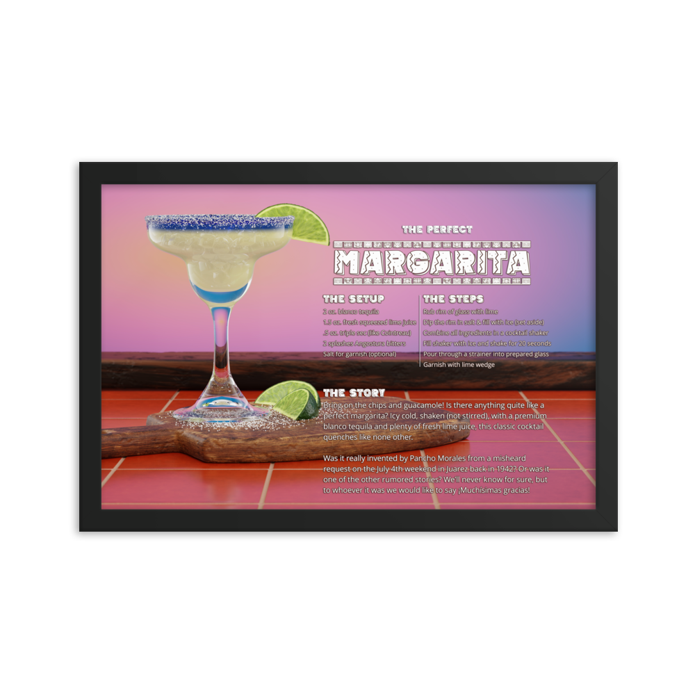 The Perfect Margarita (Framed)