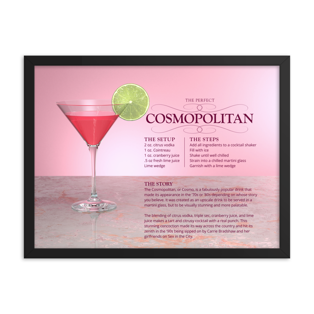 The Perfect Cosmopolitan (Framed)