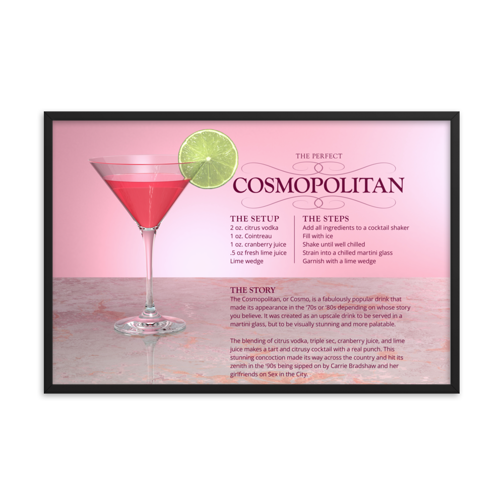 The Perfect Cosmopolitan (Framed)