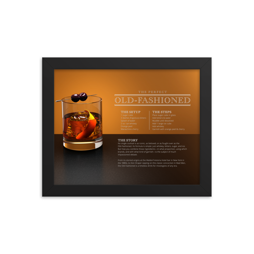 The Perfect Old Fashioned (Framed)