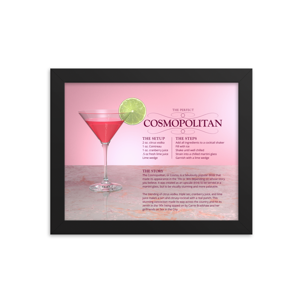 The Perfect Cosmopolitan (Framed)