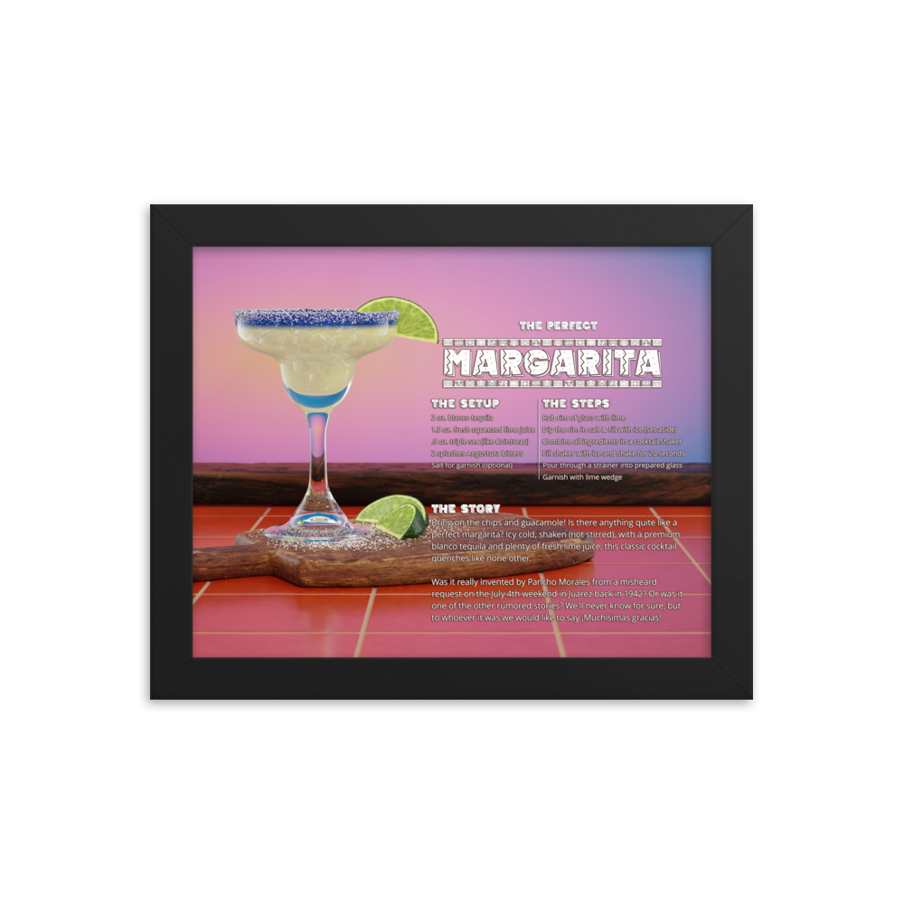 The Perfect Margarita (Framed)