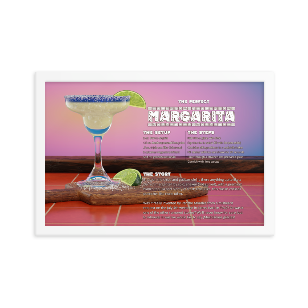 The Perfect Margarita (Framed)