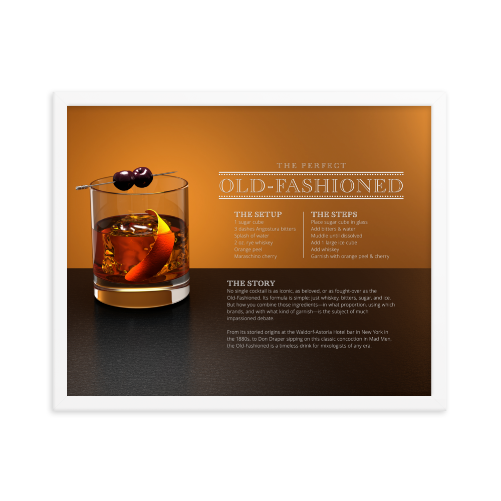 The Perfect Old Fashioned (Framed)