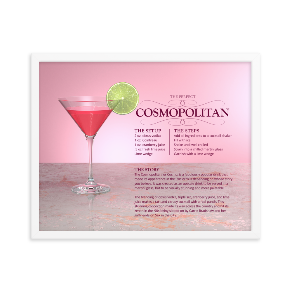 The Perfect Cosmopolitan (Framed)