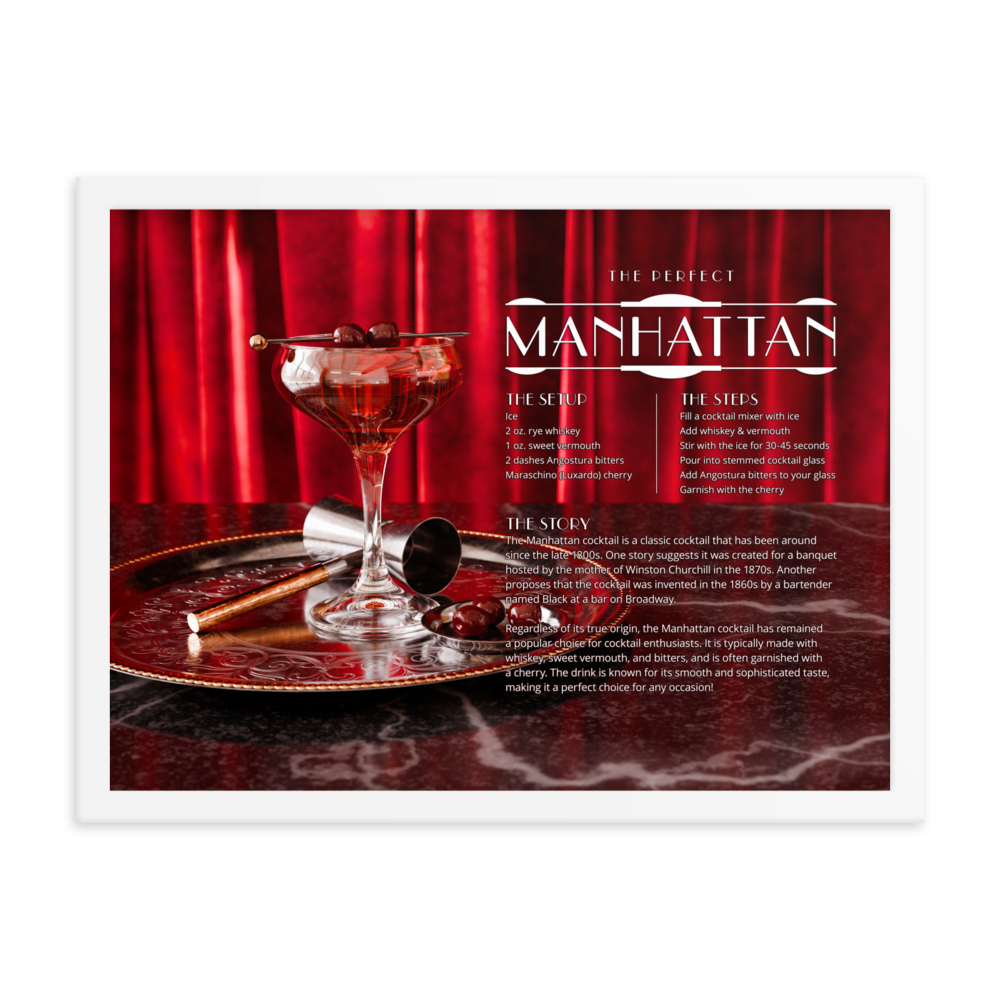 The Perfect Manhattan (Framed)