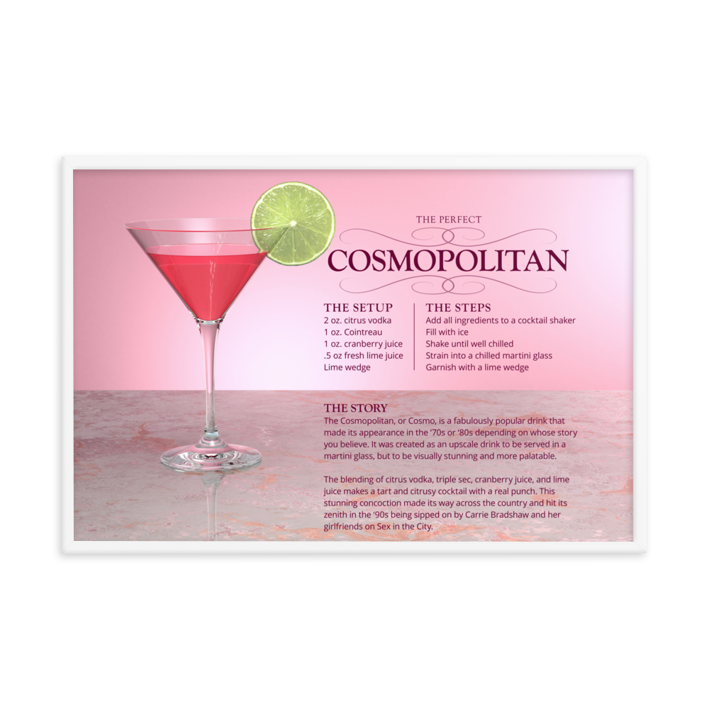 The Perfect Cosmopolitan (Framed)