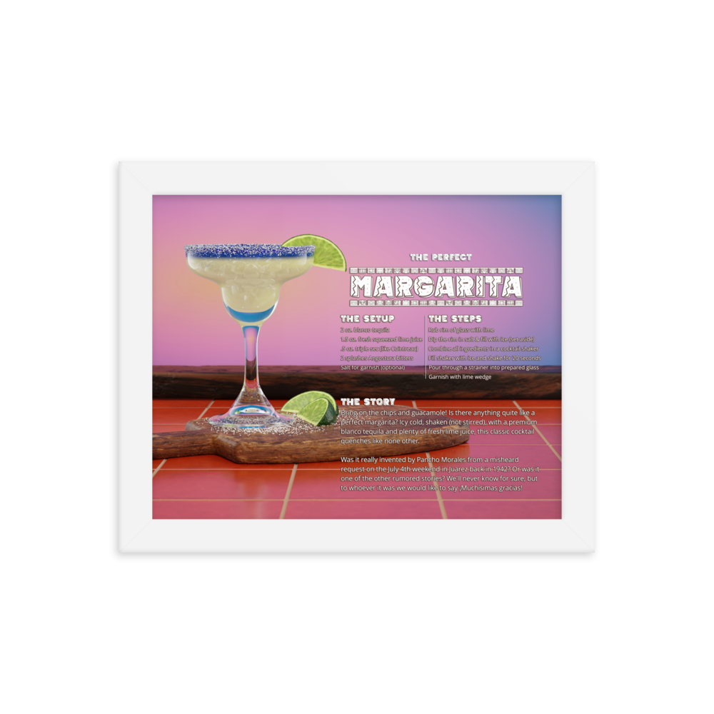 The Perfect Margarita (Framed)